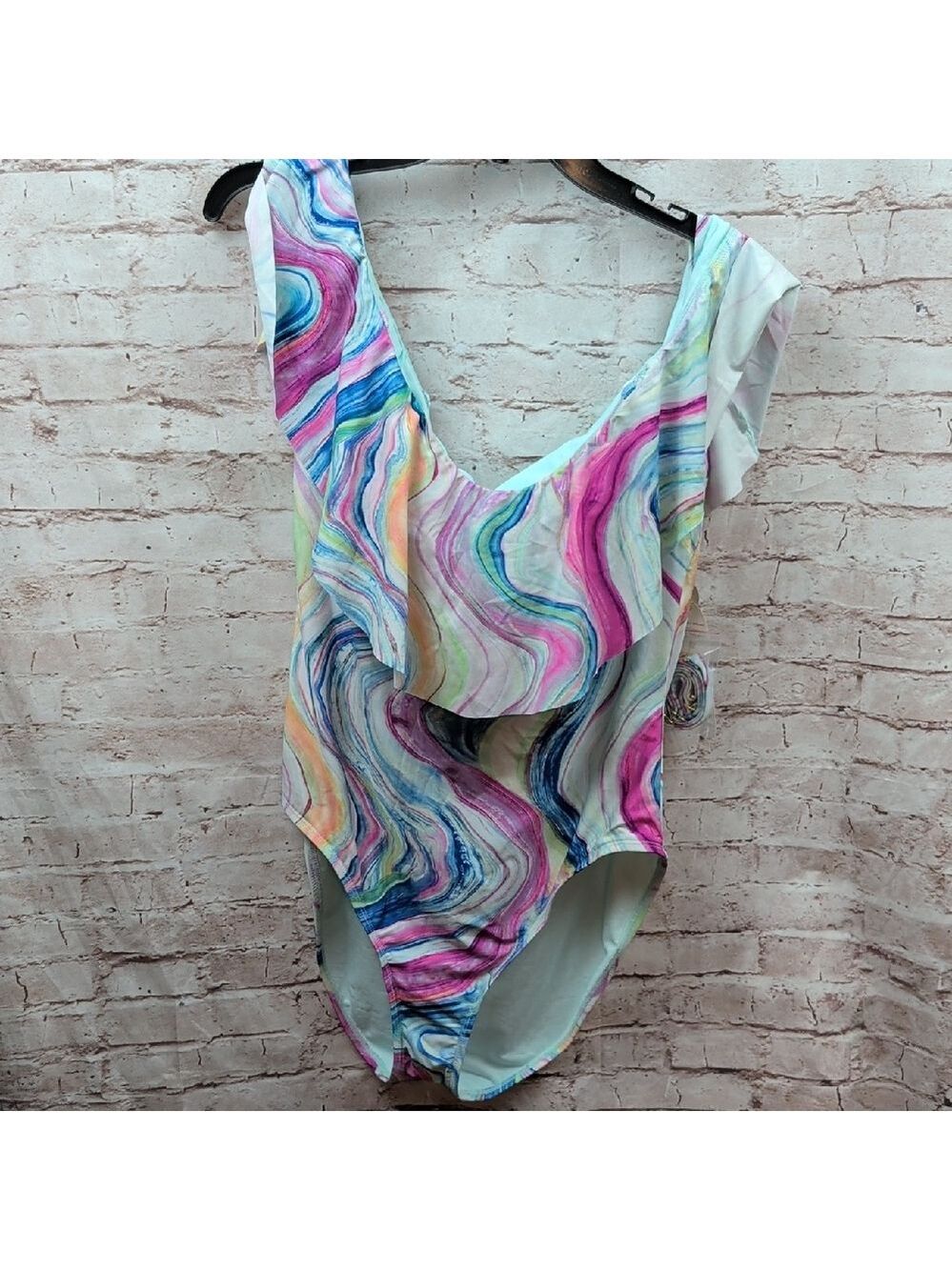 Mynah One Piece Bathing Suit Nwt New 18W